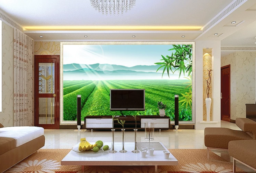 3D Sunshine Field 782 Wallpaper AJ Wallpaper 2