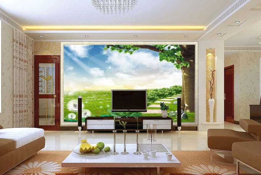 3D Lawn Dandelion 781 Wallpaper AJ Wallpaper 2