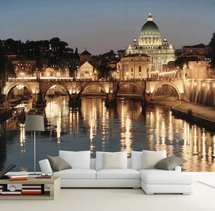 3D Night Light Bridge 763 Wallpaper AJ Wallpaper 2