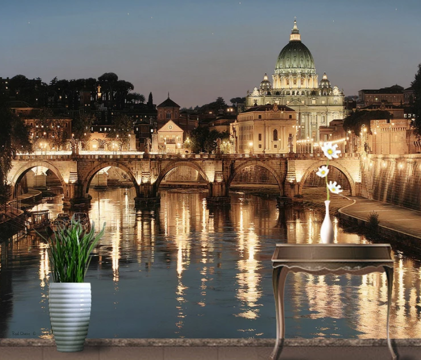 3D Night Light Bridge 763 Wallpaper AJ Wallpaper 2