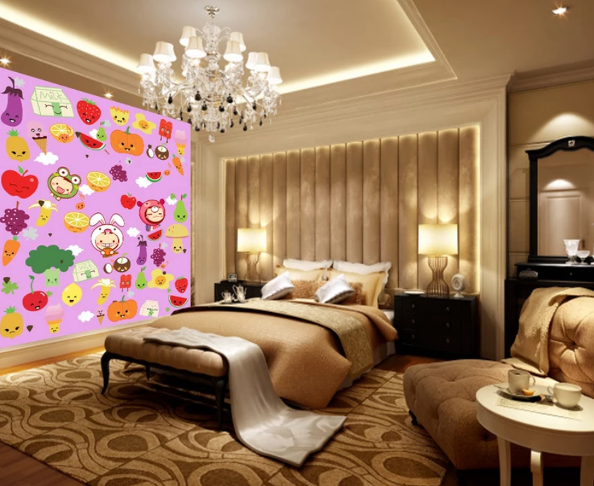 3D Cartoon Fruit And Vegetables 727 Wallpaper AJ Wallpaper 2