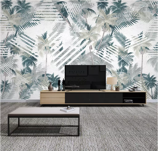 3D Light Leaves 2159 Wall Murals
