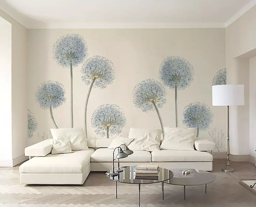 3D White Daisies 020 Wall Murals Wallpaper AJ Wallpaper 2