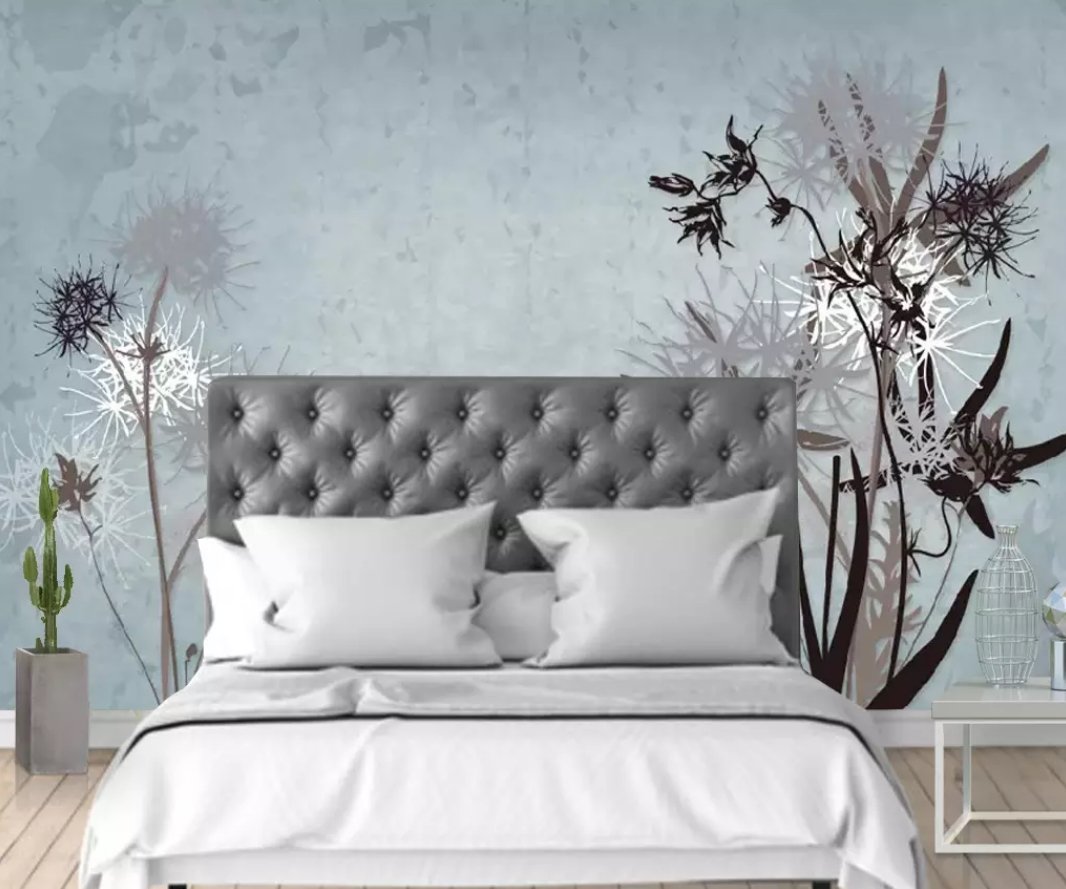 3D Light Flowers 446 Wall Murals Wallpaper AJ Wallpaper 2