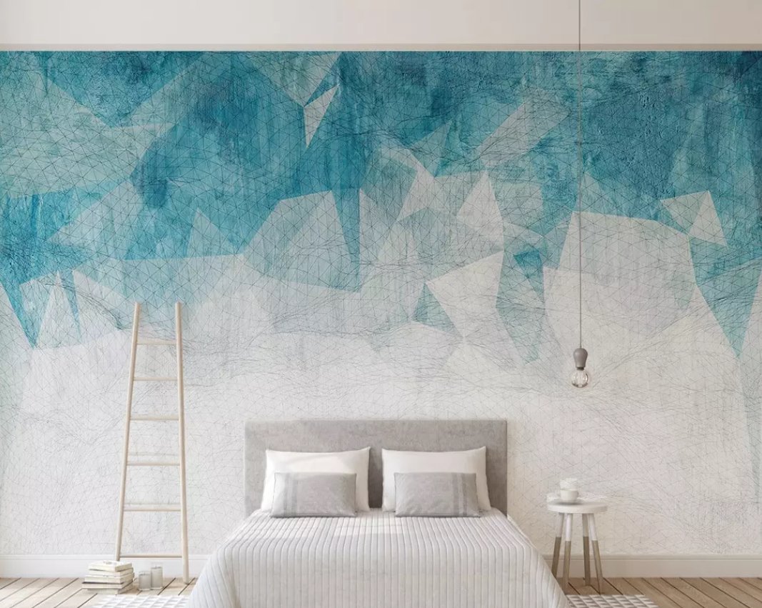 3D Color Geometry 181 Wall Murals Wallpaper AJ Wallpaper 2