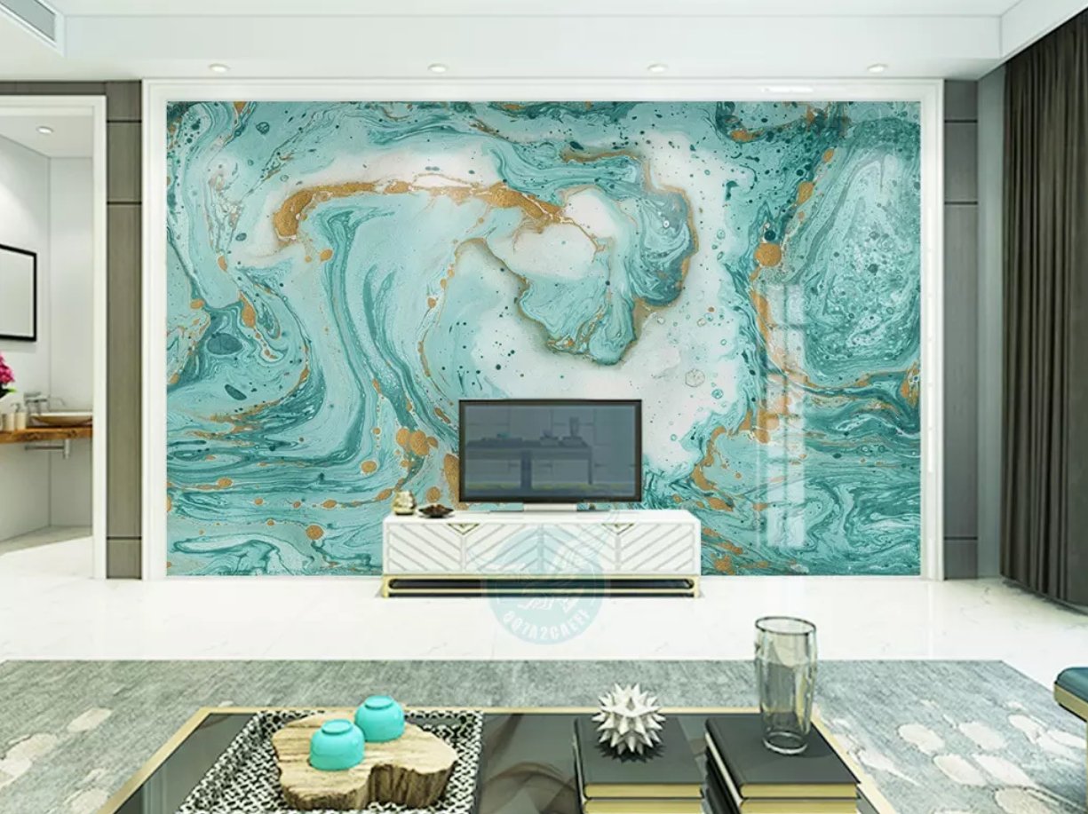 3D Light Green Graffiti 566 Wall Murals Wallpaper AJ Wallpaper 2