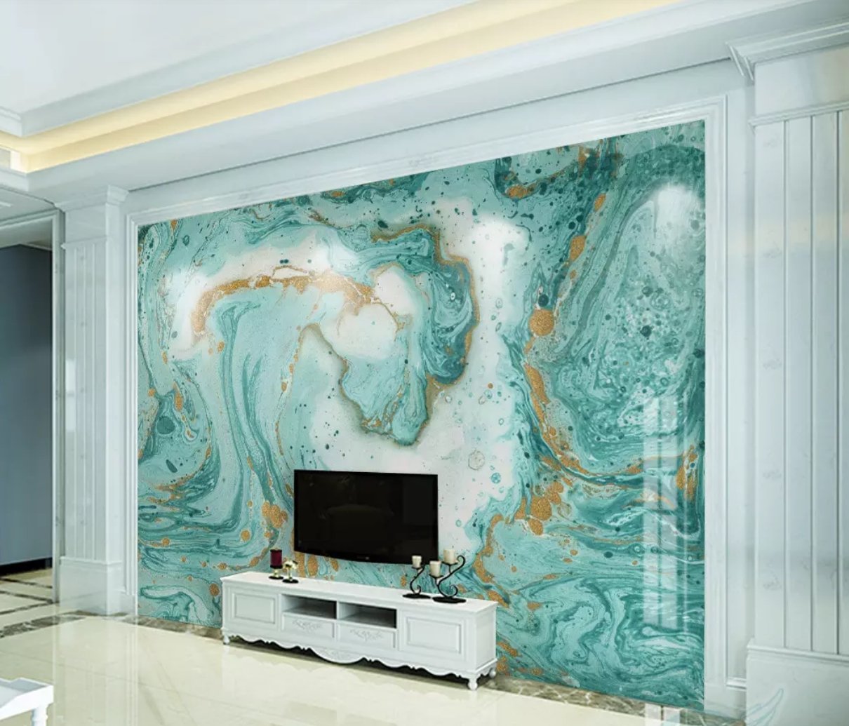 3D Light Green Graffiti 566 Wall Murals Wallpaper AJ Wallpaper 2