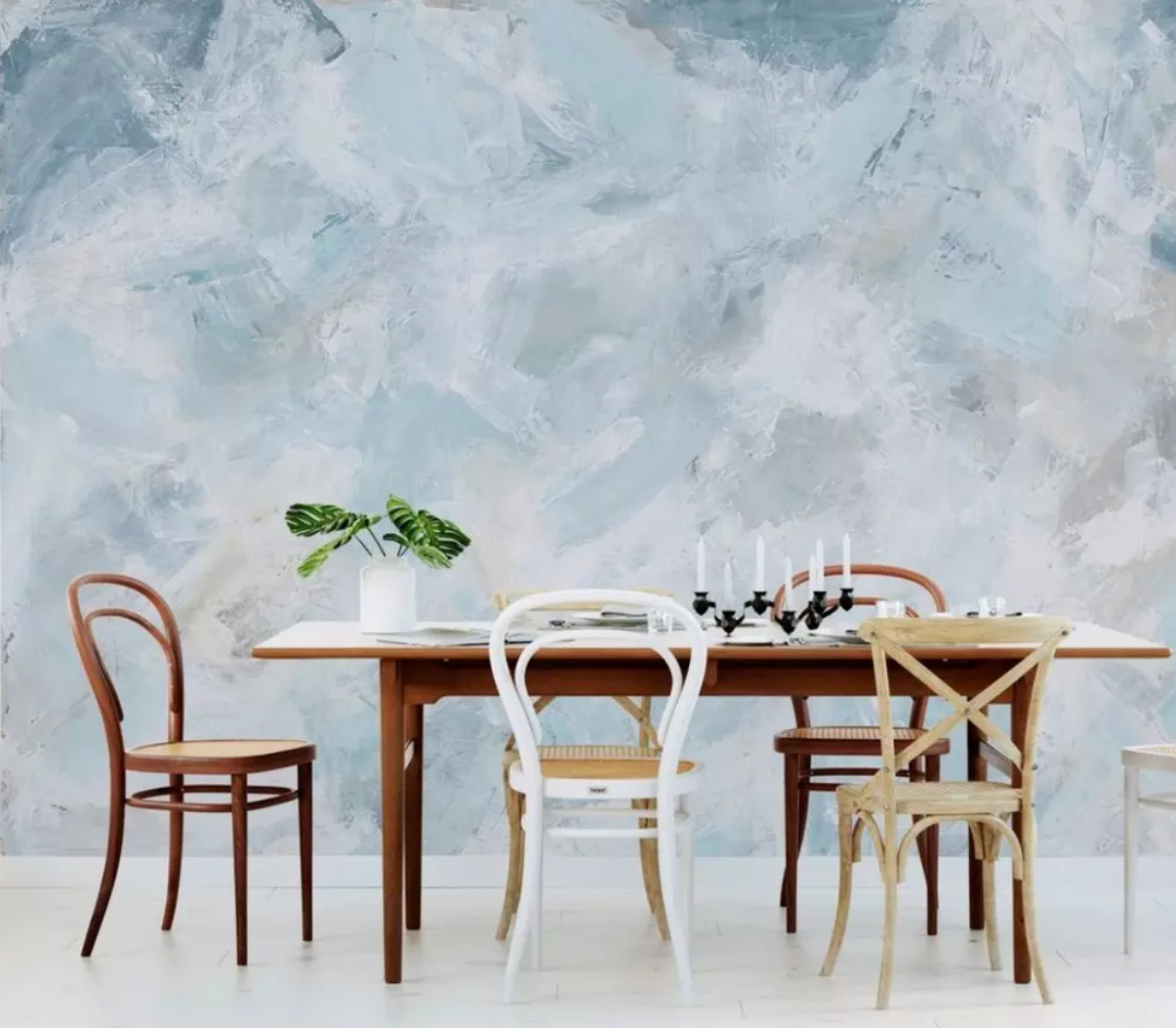 3D Blue Pattern WG1144 Wall Murals