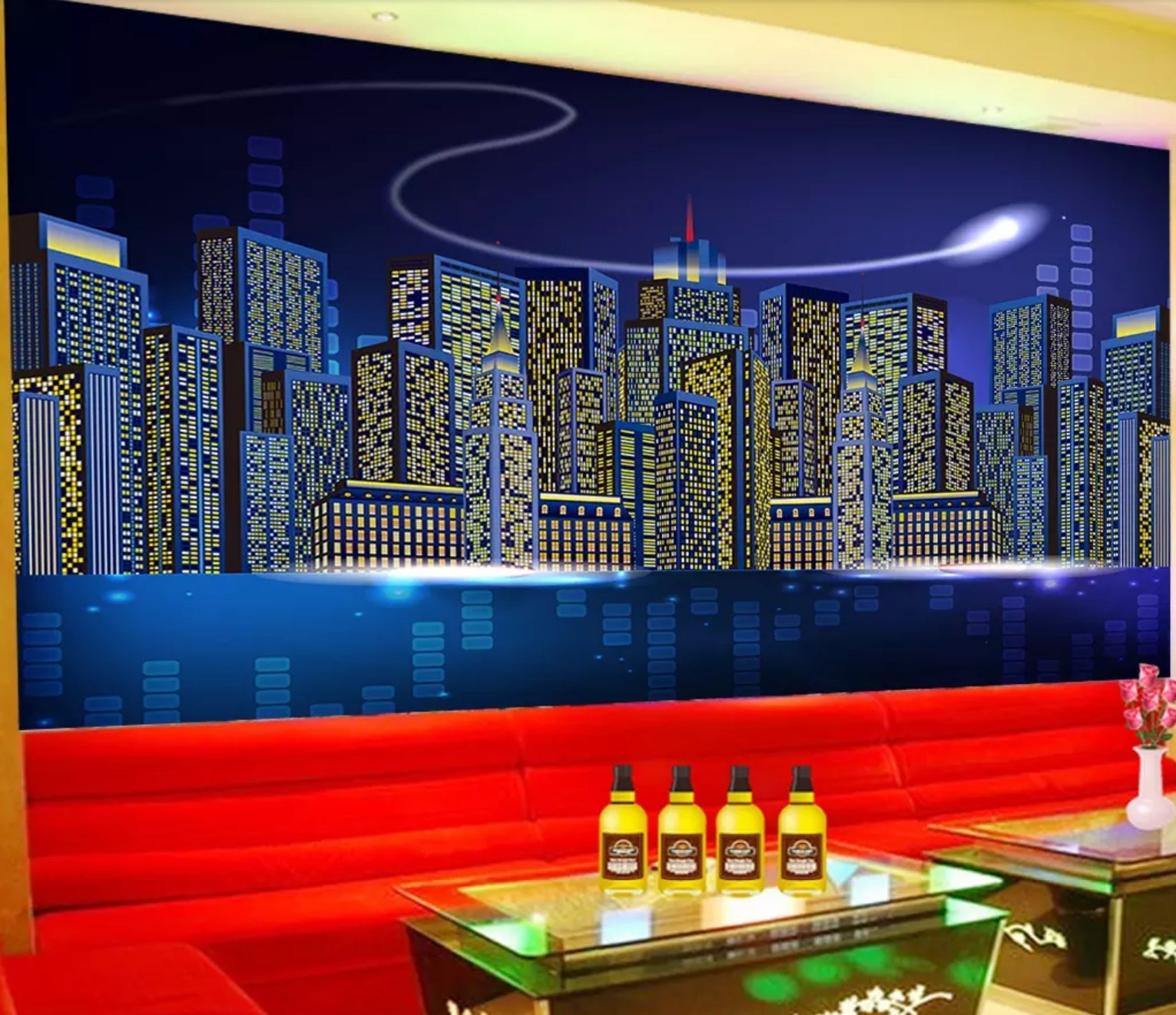 3D Golden Building WC59 Wall Murals Wallpaper AJ Wallpaper 2