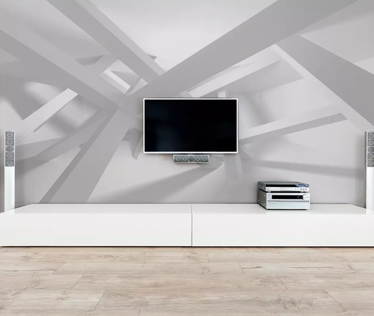 3D Cross Building WG1009 Wall Murals