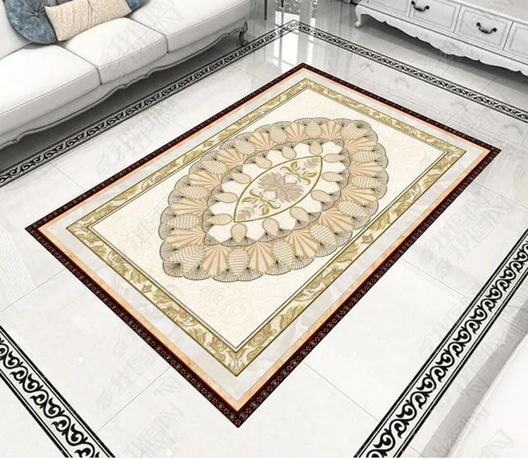3D Colored Marble Pattern WG019 Floor Mural Wallpaper AJ Wallpaper 2