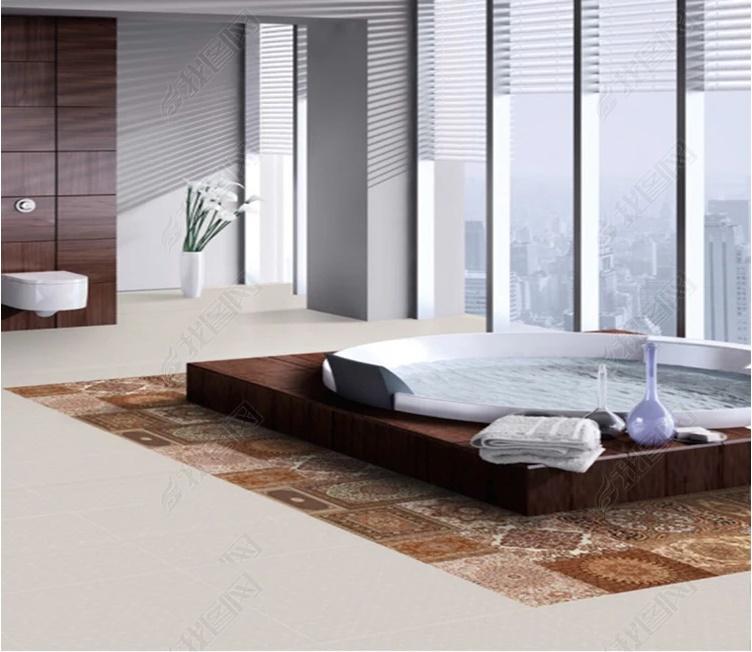 3D Colored Marble Pattern WG987 Floor Mural Wallpaper AJ Wallpaper 2