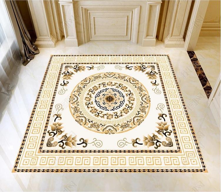 3D Colored Marble Pattern WG989 Floor Mural Wallpaper AJ Wallpaper 2