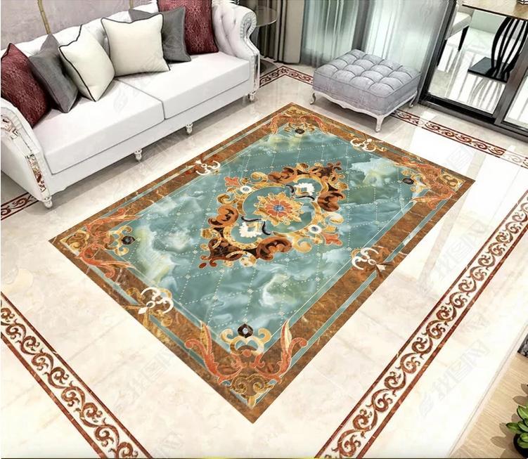3D Colorful Pattern WG992 Floor Mural Wallpaper AJ Wallpaper 2