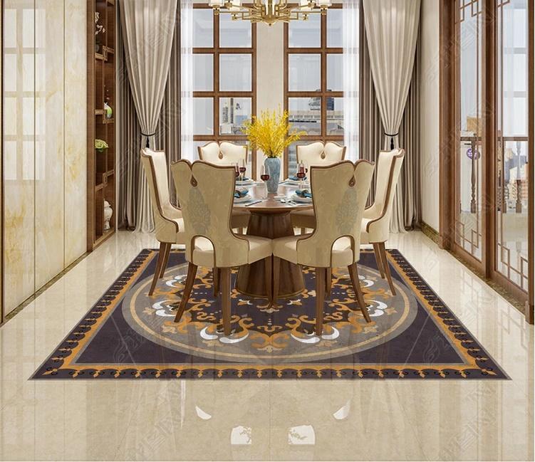 3D Colored Marble Pattern WG985 Floor Mural Wallpaper AJ Wallpaper 2