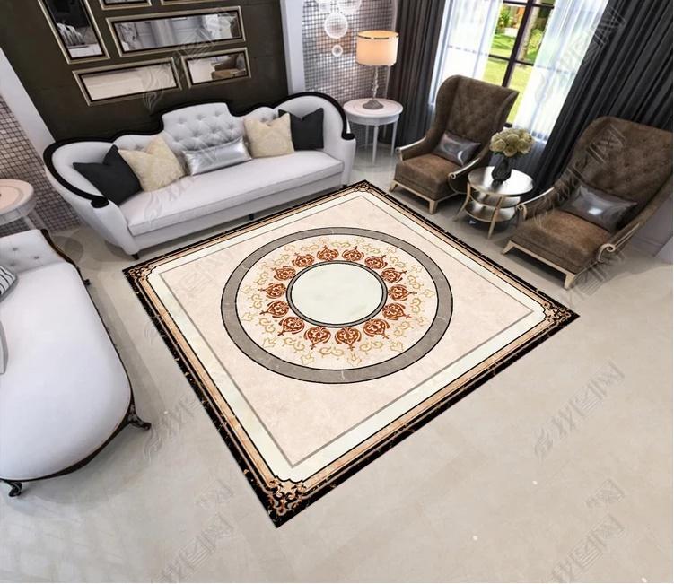 3D Round Marble Pattern WG984 Floor Mural Wallpaper AJ Wallpaper 2