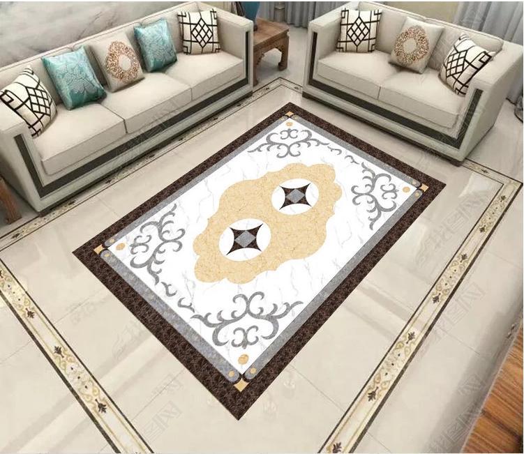 3D Colored Marble Pattern WG998 Floor Mural Wallpaper AJ Wallpaper 2