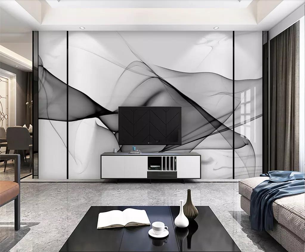 3D Black Inkjet WC48 Wall Murals Wallpaper AJ Wallpaper 2