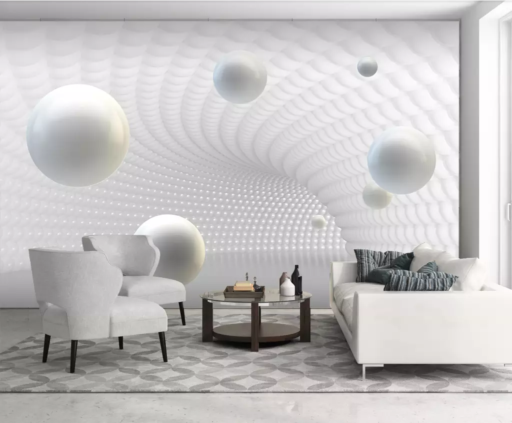 3D Pearl Corridor WG1252 Wall Murals
