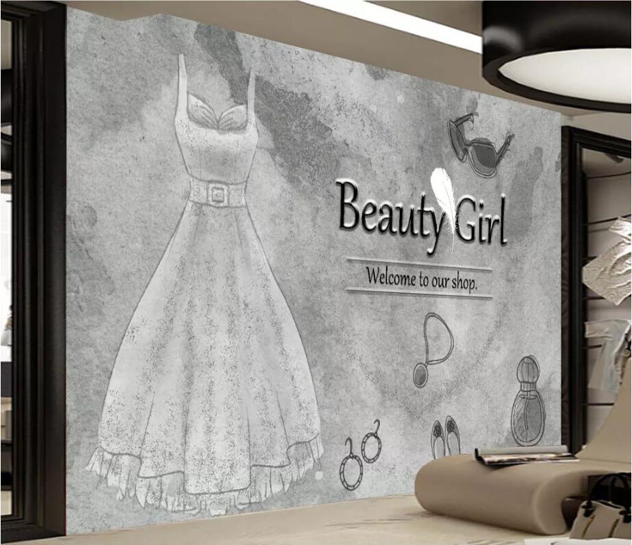 3D Pretty Skirt 1744 Wall Murals Wallpaper AJ Wallpaper 2