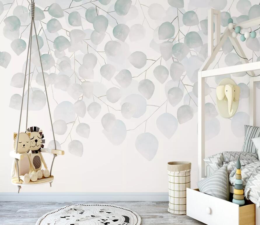 3D Leaf Butterfly WC18 Wall Murals Wallpaper AJ Wallpaper 2