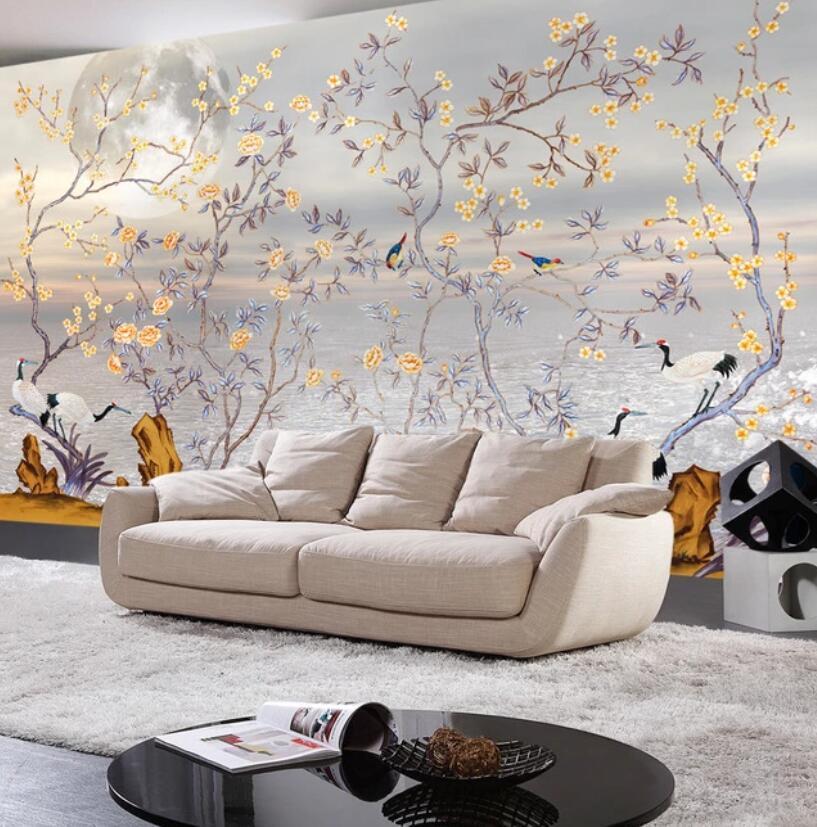 3D Plum Blossom 878 Wall Murals Wallpaper AJ Wallpaper 2