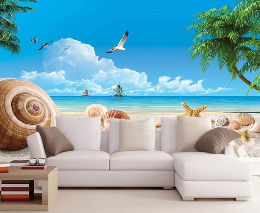 3D Seabird Lake 890 Wall Murals Wallpaper AJ Wallpaper 2