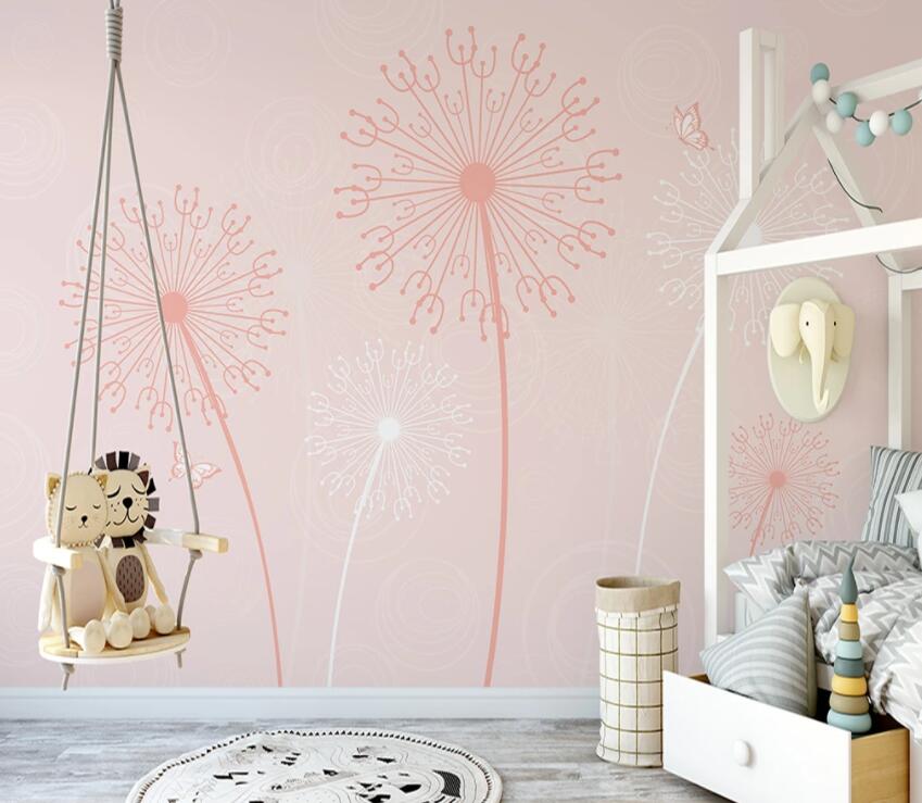 3D Dandelion WC69 Wall Murals Wallpaper AJ Wallpaper 2