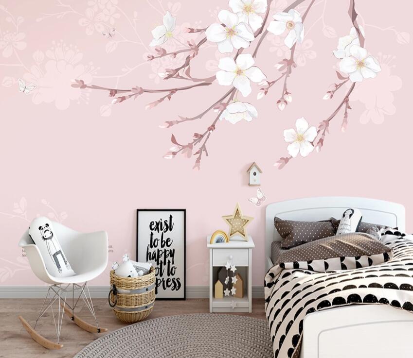 3D Peach Blossom WC51 Wall Murals Wallpaper AJ Wallpaper 2