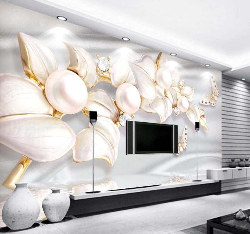 3D Diamond Flower 261 Wall Murals Wallpaper AJ Wallpaper 2