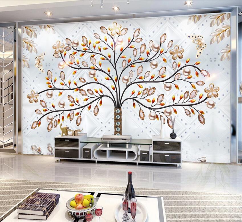 3D Tree 212 Wall Murals Wallpaper AJ Wallpaper 2