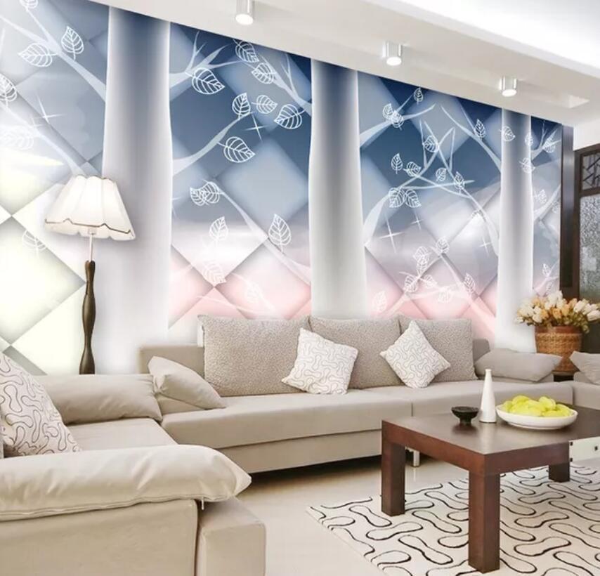 3D Transparent Leaves 884 Wall Murals Wallpaper AJ Wallpaper 2