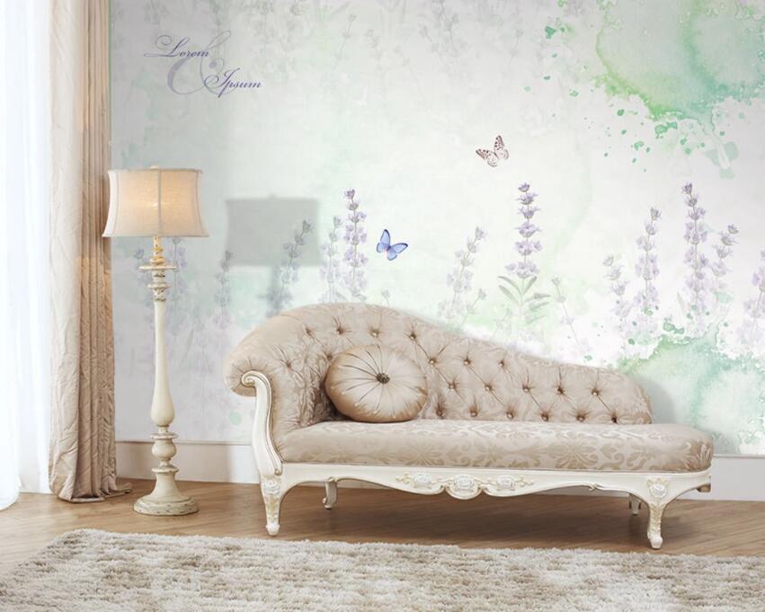 3D Small Flower Butterfly 638 Wall Murals Wallpaper AJ Wallpaper 2