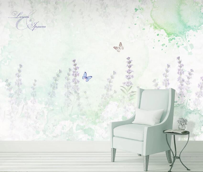 3D Small Flower Butterfly 638 Wall Murals Wallpaper AJ Wallpaper 2