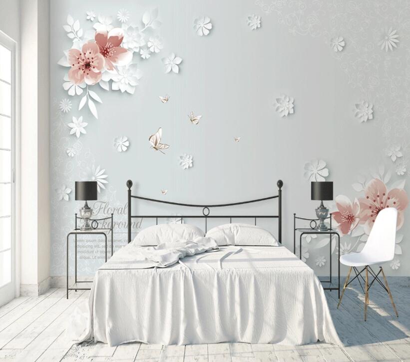 3D Fresh Flowers 556 Wall Murals Wallpaper AJ Wallpaper 2