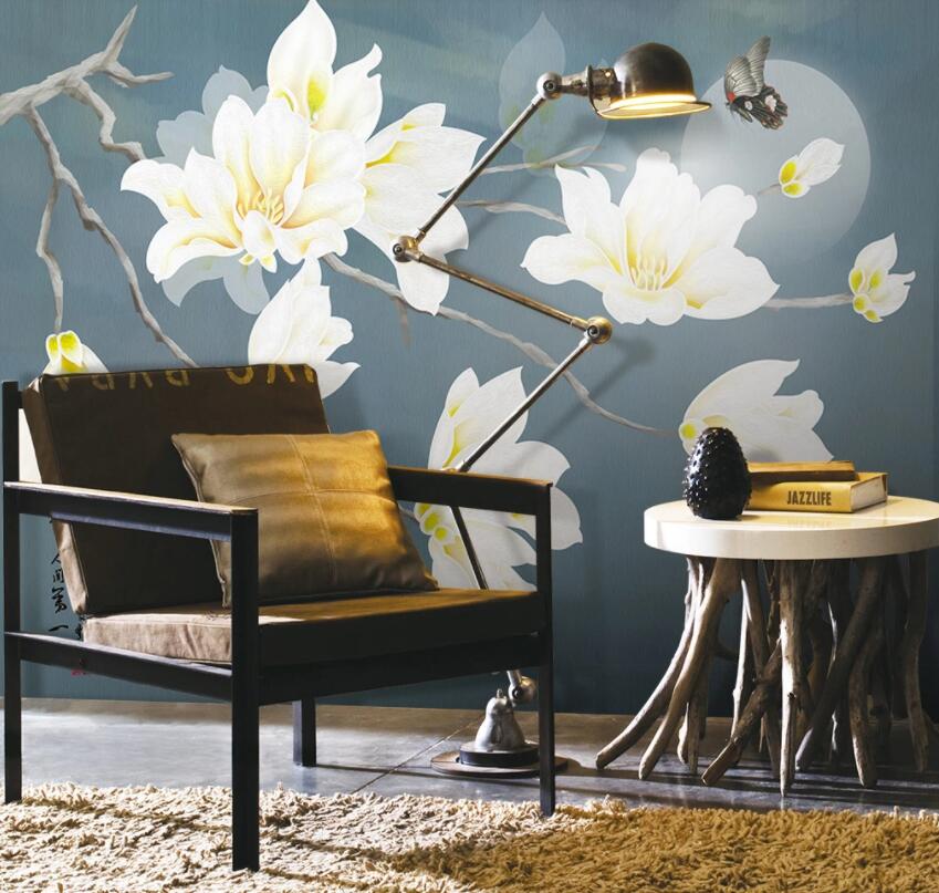 3D Branch Flower 506 Wall Murals Wallpaper AJ Wallpaper 2