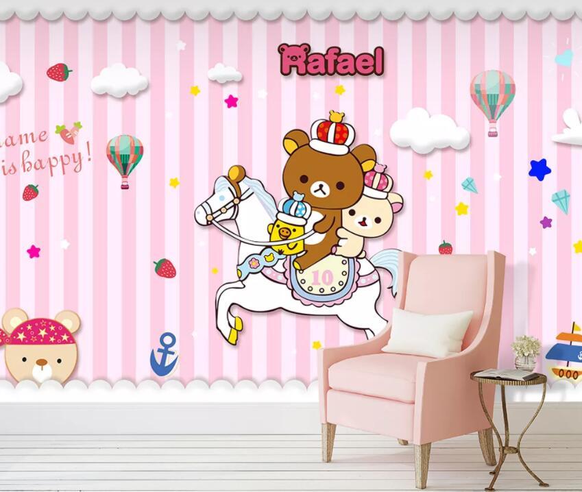 3D Little White Horse 465 Wall Murals Wallpaper AJ Wallpaper 2