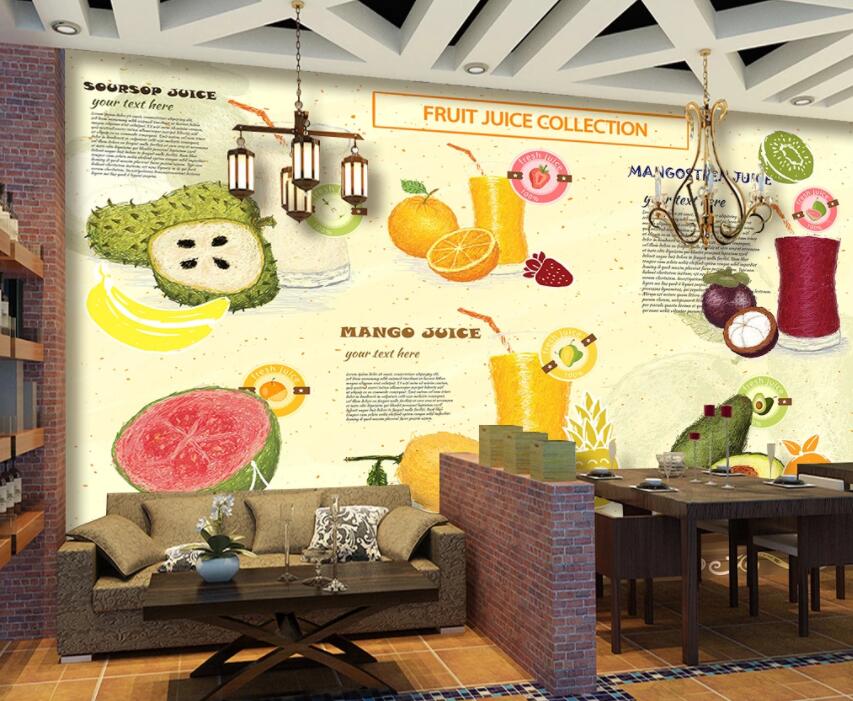 3D Delicious Fruit 438 Food Wall Murals Wallpaper AJ Wallpaper 2