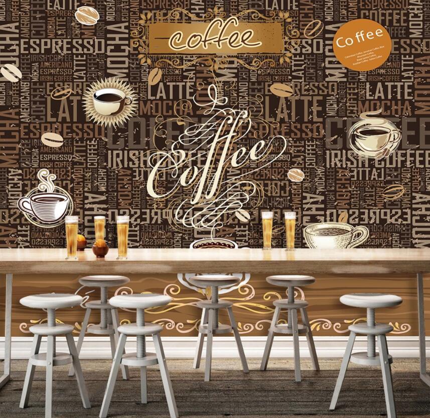 3D Black Coffee 435 Food Wall Murals Wallpaper AJ Wallpaper 2