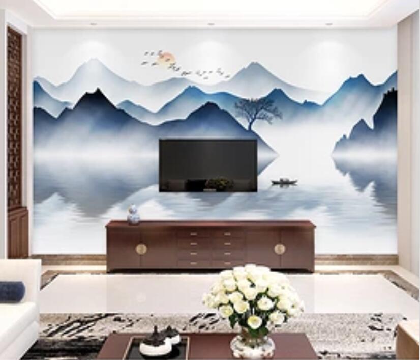 3D Landscape Painting WC28 Wall Murals Wallpaper AJ Wallpaper 2