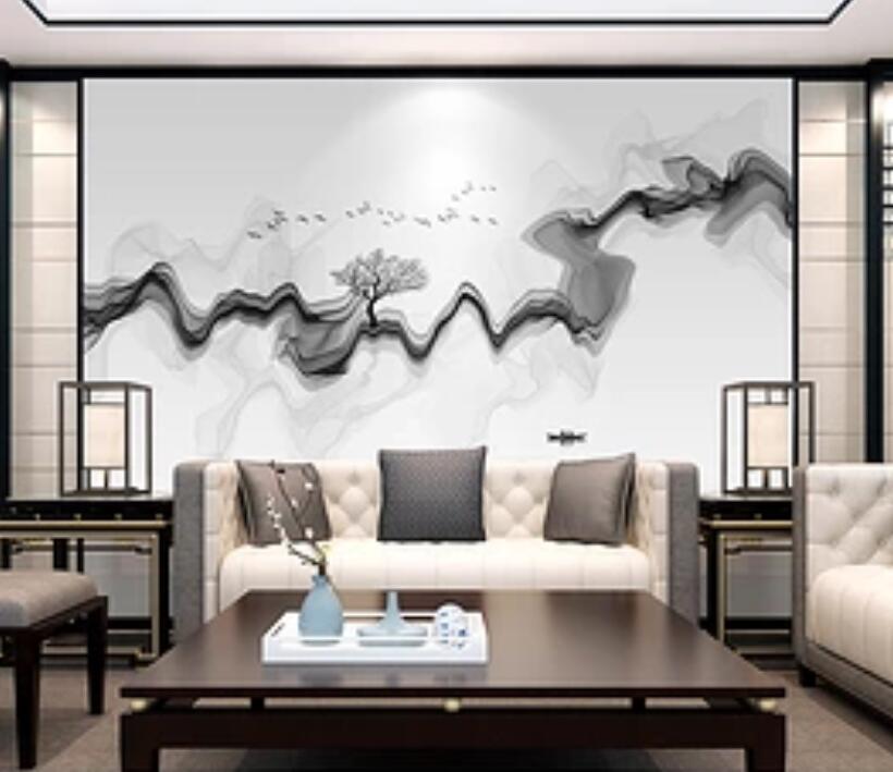 3D Wave Bending WG877 Wall Murals