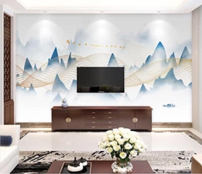 3D Peaks And Undulations WC59 Wall Murals Wallpaper AJ Wallpaper 2