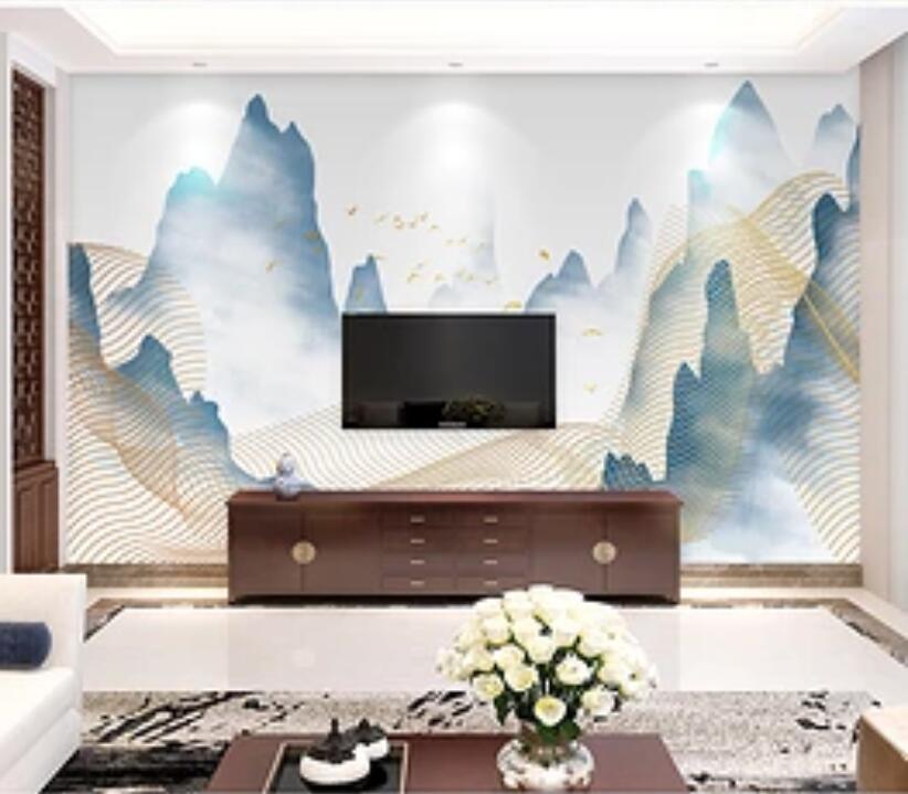 3D Peaks And Undulations WC57 Wall Murals Wallpaper AJ Wallpaper 2