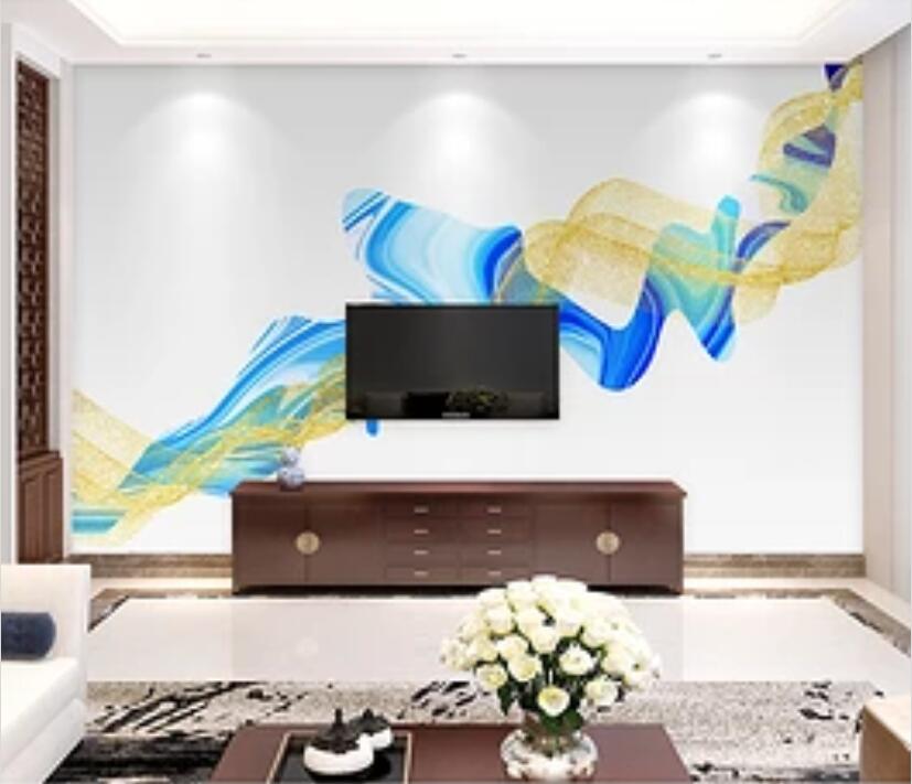 3D Color Wave WG44 Wall Murals Wallpaper AJ Wallpaper 2