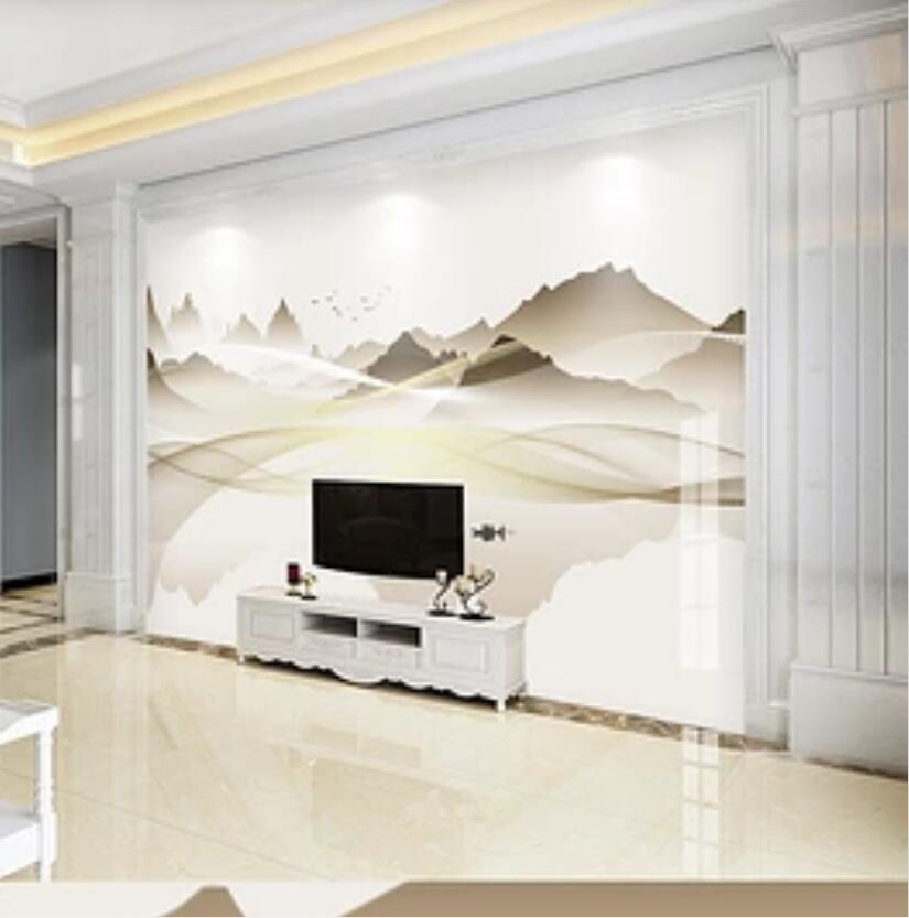 3D Misty Walley 594 Wall Murals Wallpaper AJ Wallpaper 2