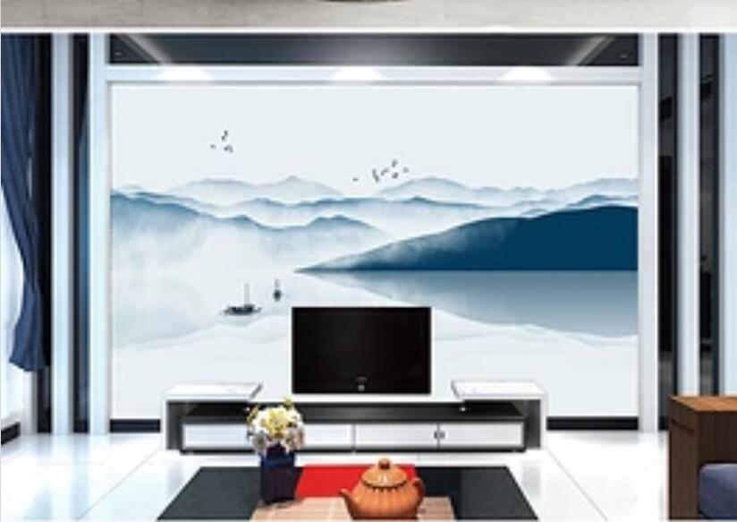 3D Mountain River 561 Wall Murals Wallpaper AJ Wallpaper 2