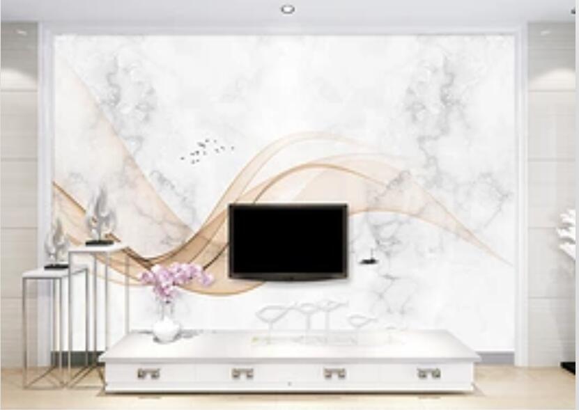 3D Yellow Wave 531 Wall Murals Wallpaper AJ Wallpaper 2