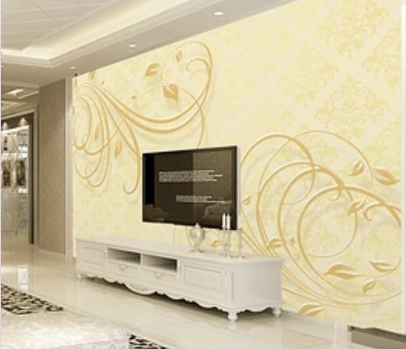 3D Golden Pattern 271 Wall Murals Wallpaper AJ Wallpaper 2