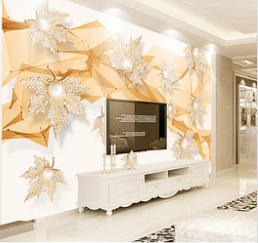 3D Diamond Leaves 206 Wall Murals Wallpaper AJ Wallpaper 2