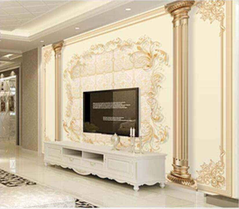 3D Golden Pattern 183 Wall Murals Wallpaper AJ Wallpaper 2